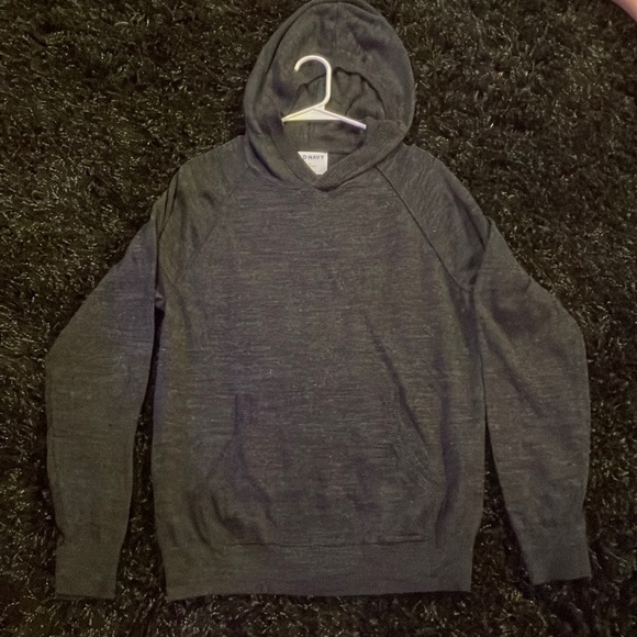Old Navy Other - Old navy men’s medium dark gray/black sweater hoodie.